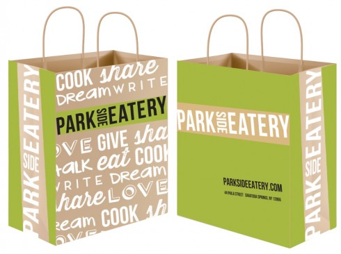Park Side Eatery shopping bag