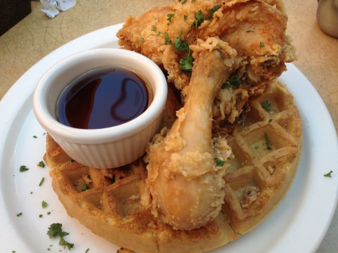 Chicken and waffles