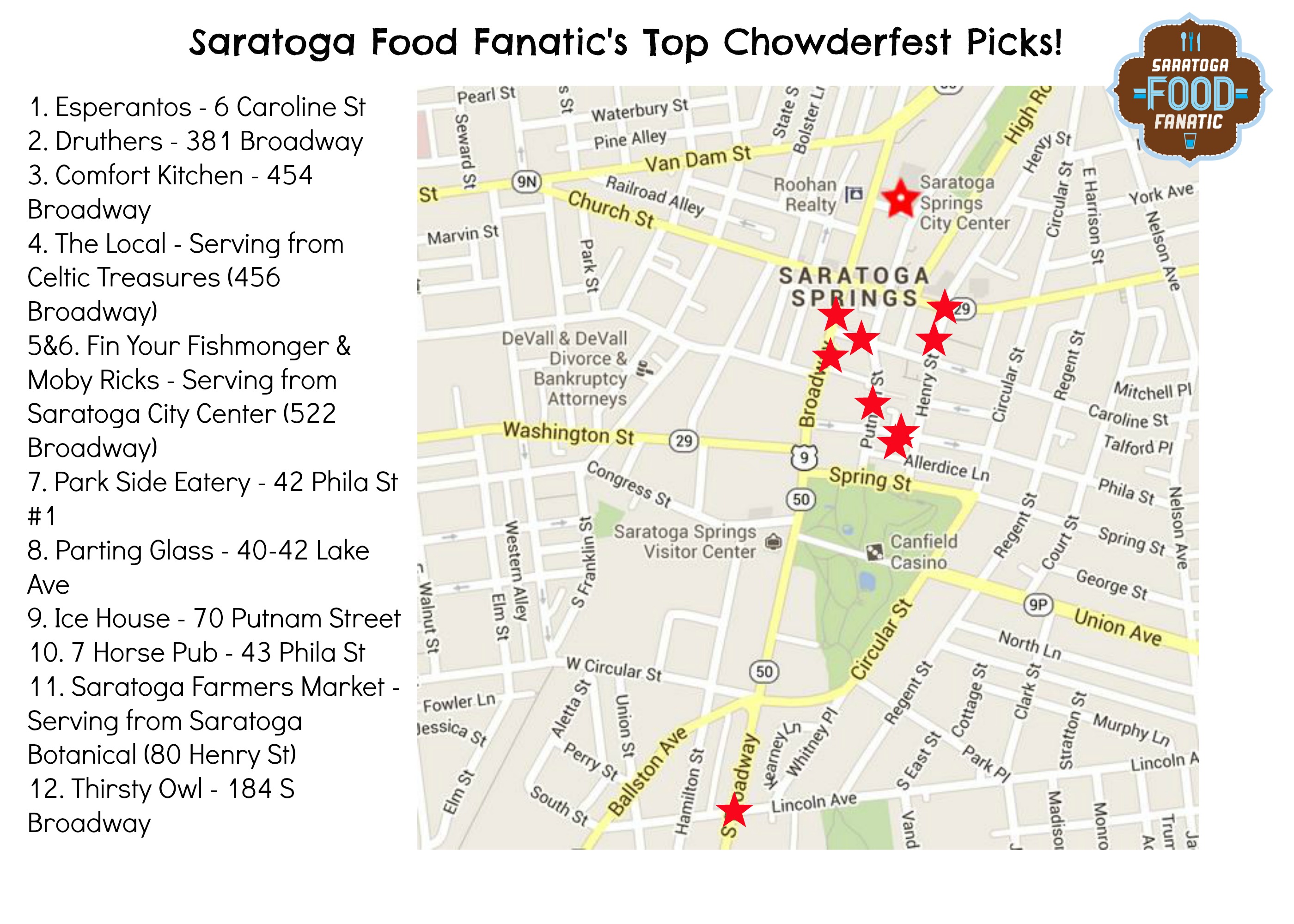 Top Chowderfest 2014 Picks Saratoga Food Fanatic